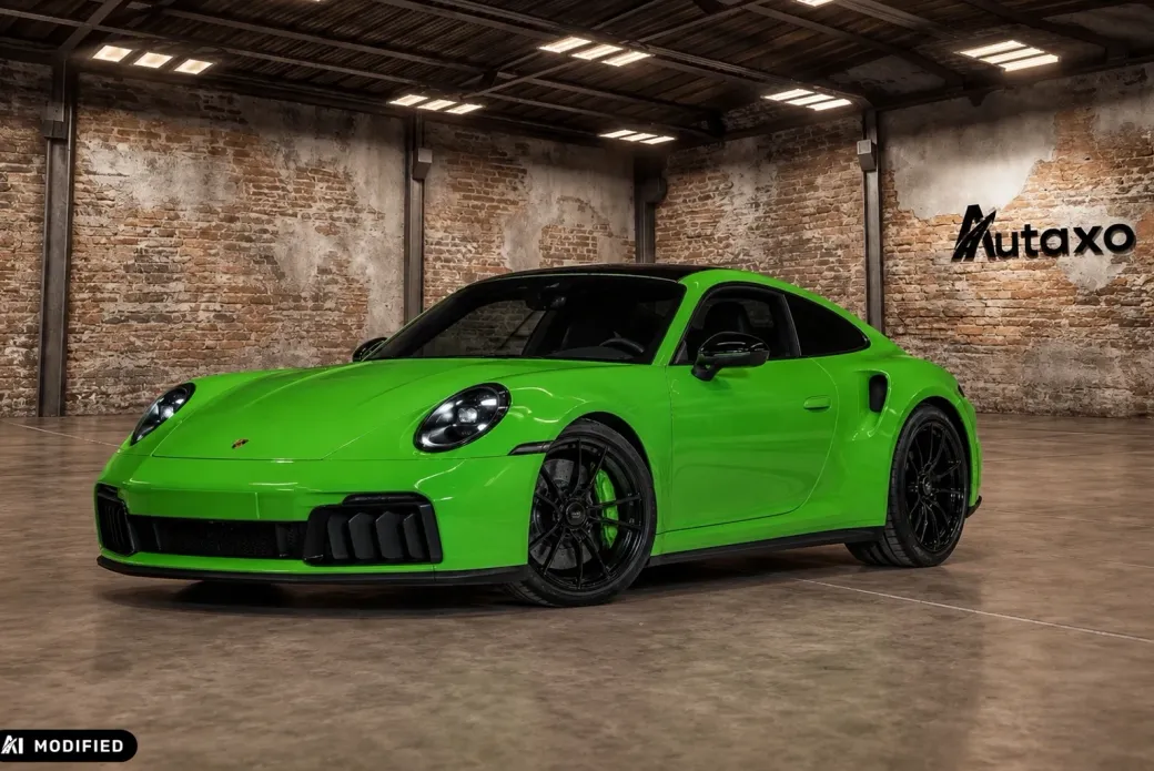 Grüner Porsche 911 als beispielhafte Fahrzeugempfehlung