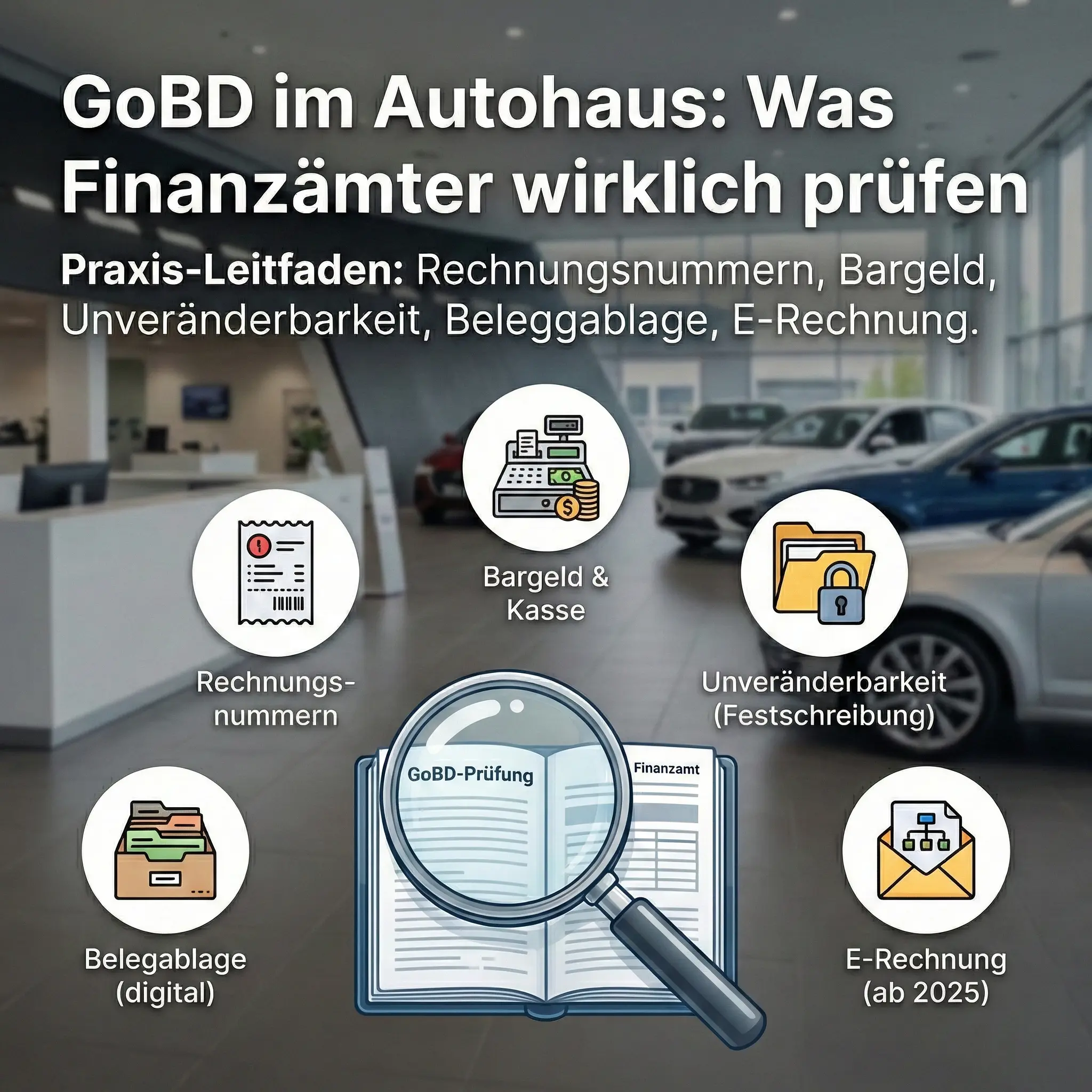 GoBD im Autohaus: Was Finanzämter wirklich prüfen