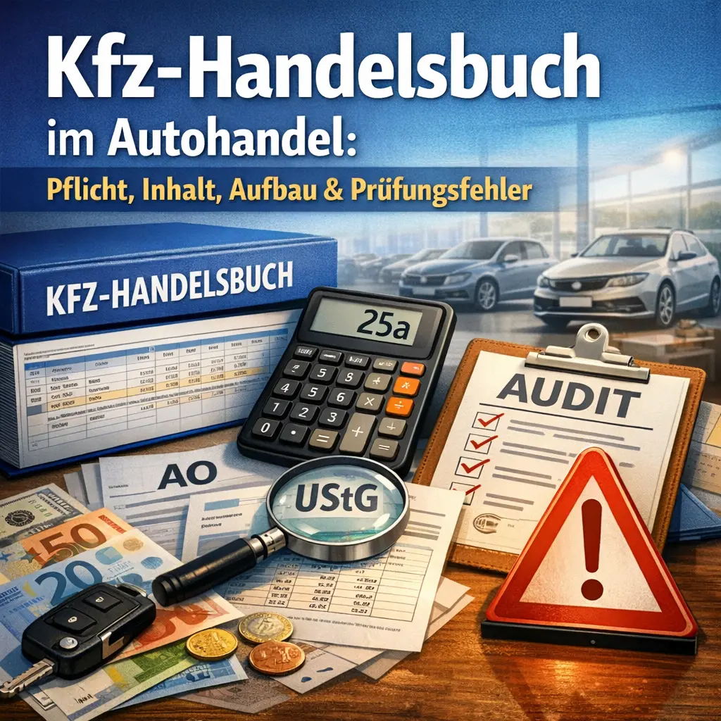 Kfz-Handelsbuch im Autohandel: Pflicht, Inhalt, Aufbau & Prüfungsfehler