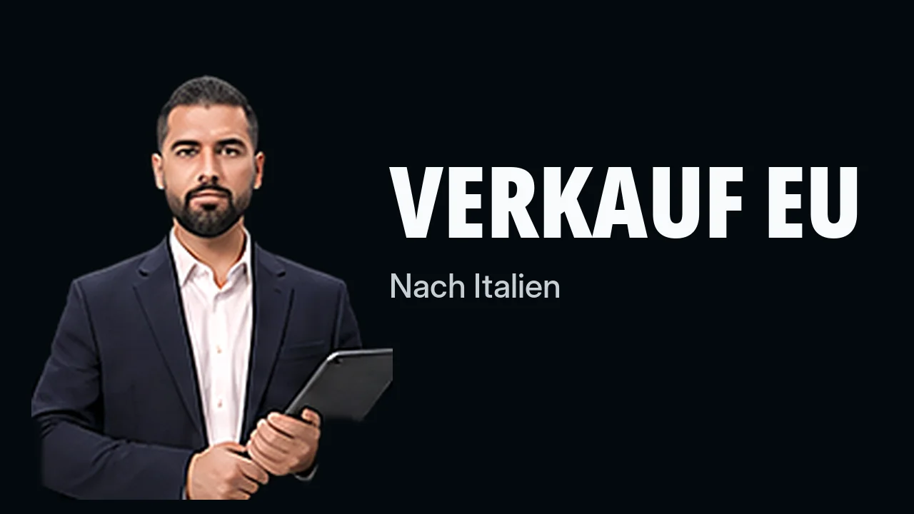 Vorschau EU-Verkauf nach Italien – Minute 06:00 im Autaxo-Demo-Video
